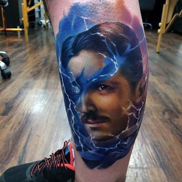 Nikola Tesla Tattoos Men