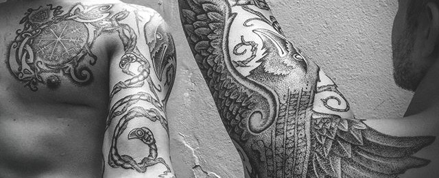 Татуировки с Рунами (подборка фото) - Страница 2 Norse-tattoos-for-men