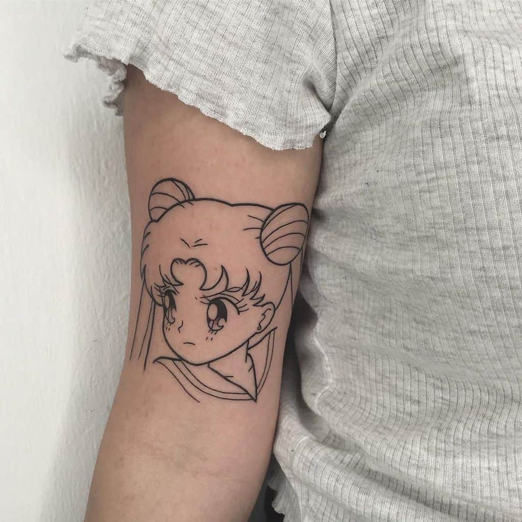 Numi Kawaii Sailor Moon Tattoo