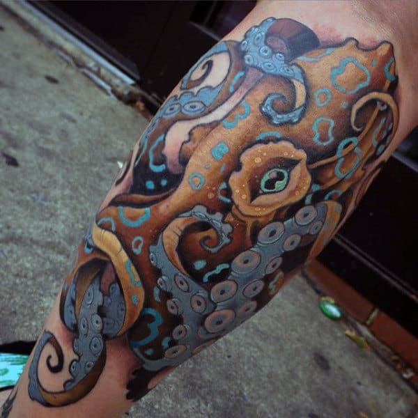 Octopus Sleeve Tattoo For Men