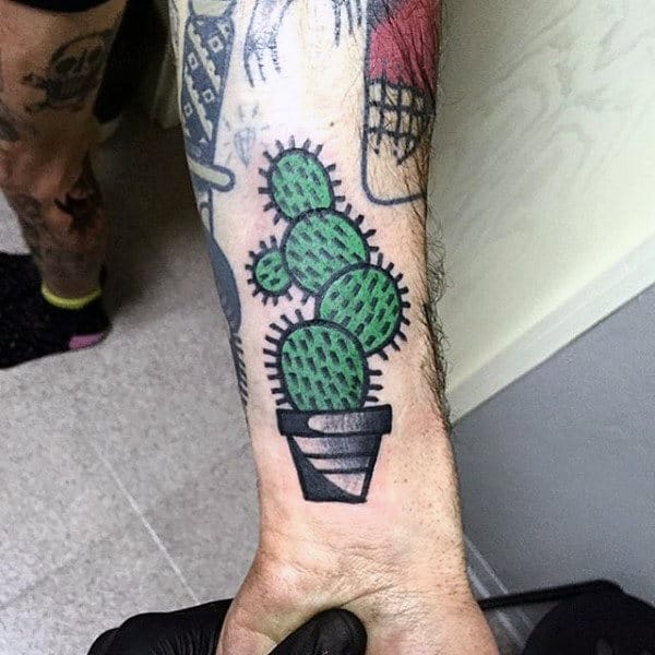 Small Cactus Tattoo  Small Meaningful Tattoos  Meaningful Tattoos  Crayon