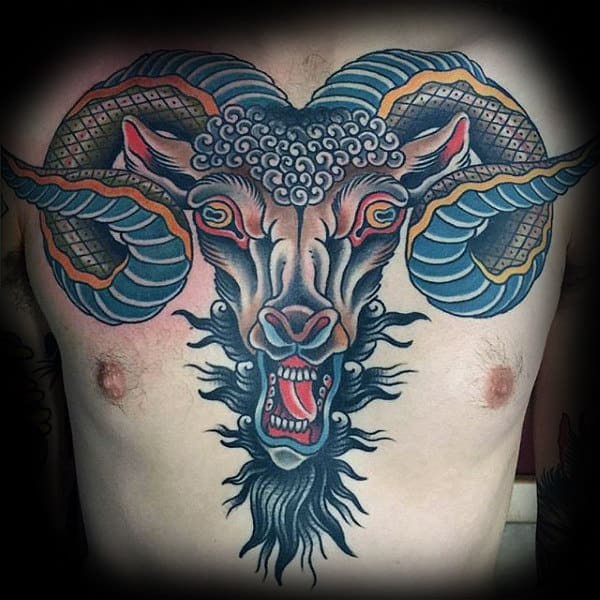 Satanic Goat Tattoo | TikTok