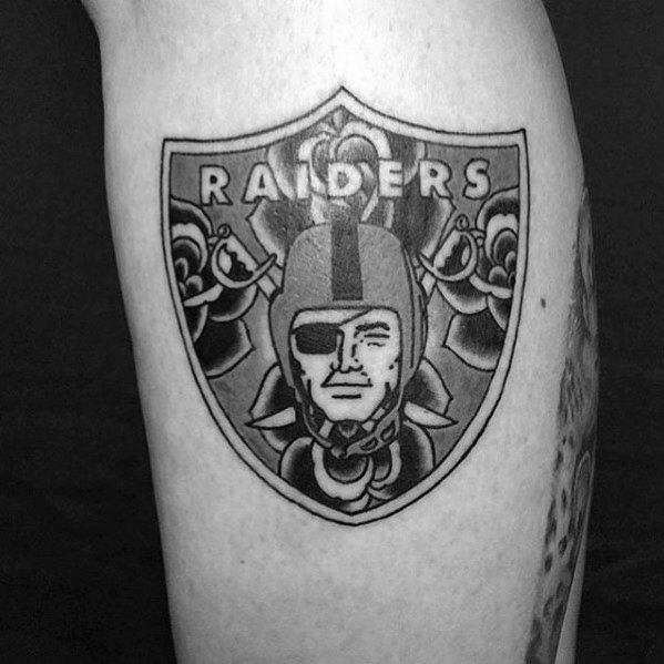 Raiders Shield nation  Tattoos Portrait tattoo Portrait