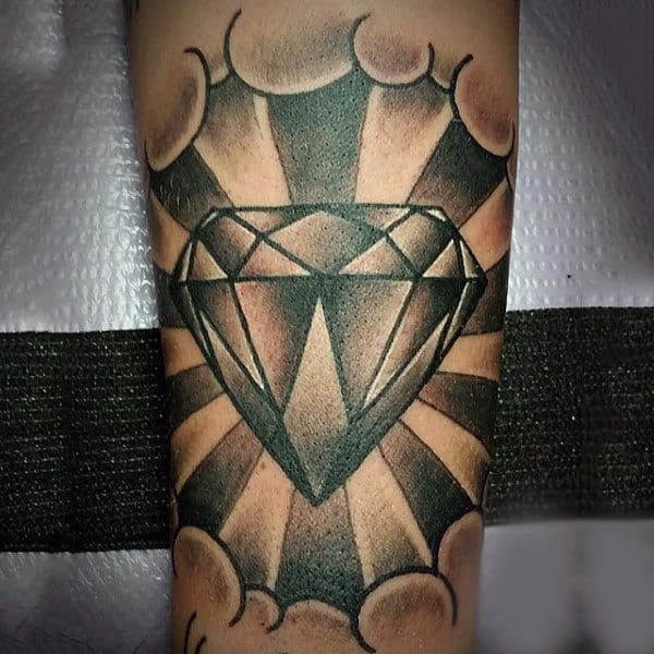 70 Diamond Tattoo Designs For Men  Precious Stone Ink