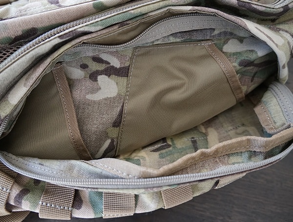 Open 5 11 Tactical Rush72 Backpack Side Compartment With Storage Pockets