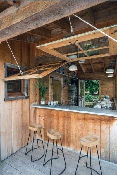Top 50 Best Backyard Outdoor Bar Ideas, Outdoor Bar Room Ideas