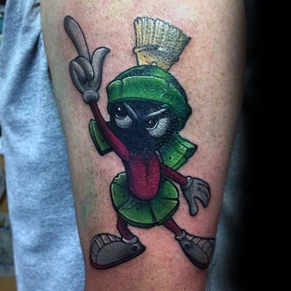 Outer Arm Guys Marvin The Martian Tattoo Ideas.