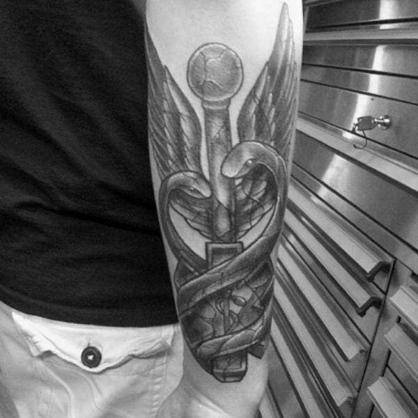 Caduceus Tattoos And Caduceus HistoryCaduceus Tattoo Ideas And Meanings   HubPages