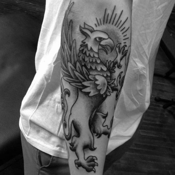 Griffin tattoo meaning drawing history photo examples sketches facts