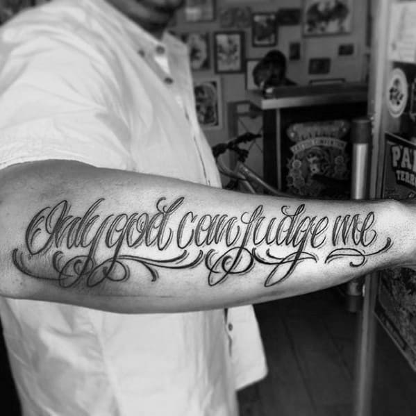 Update 92+ about only god can judge me tattoo best - in.daotaonec