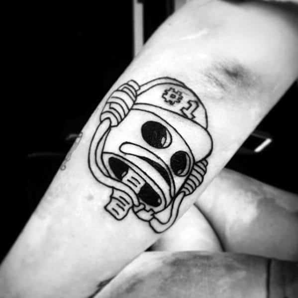 Outer Forearm Spongebob Guys Tattoo Designs