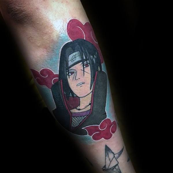 Outer Forearmmens Tattoo With Naruto Design