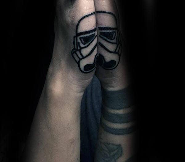 Outer Hand Stormtrooper Helmet Male Tattoos