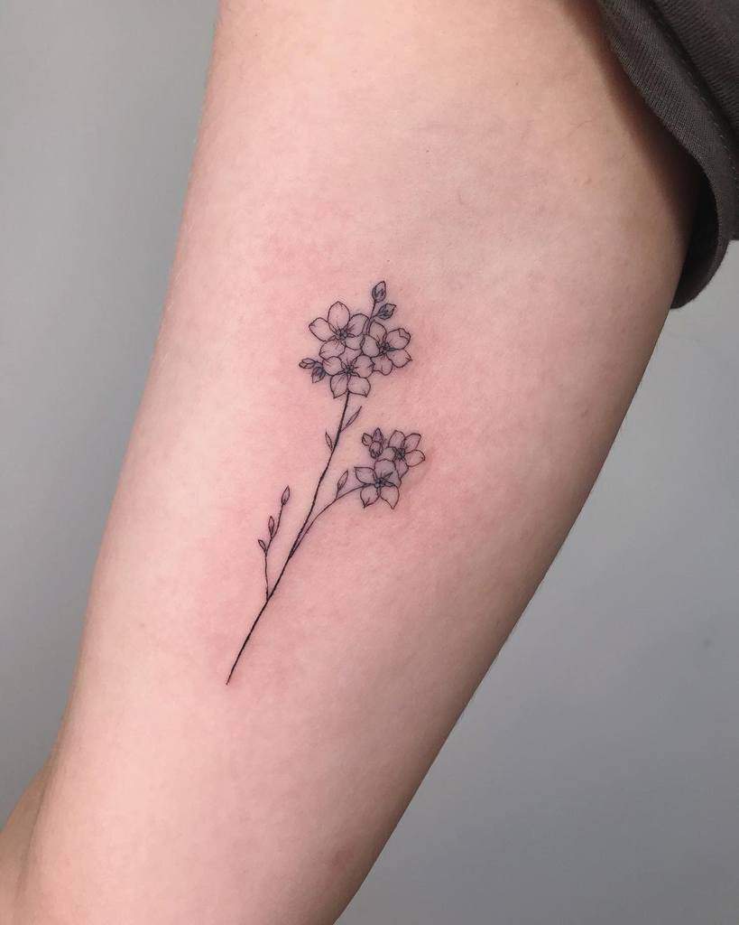  65 Best Forget Me Not Flower Tattoo Designs  Meaning and Ideas