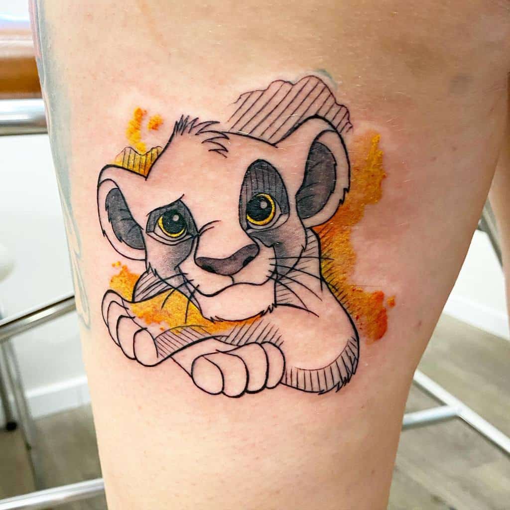 40 Lion King Tattoo Ideas For Animated Movie Lovers  Tattoo Twist