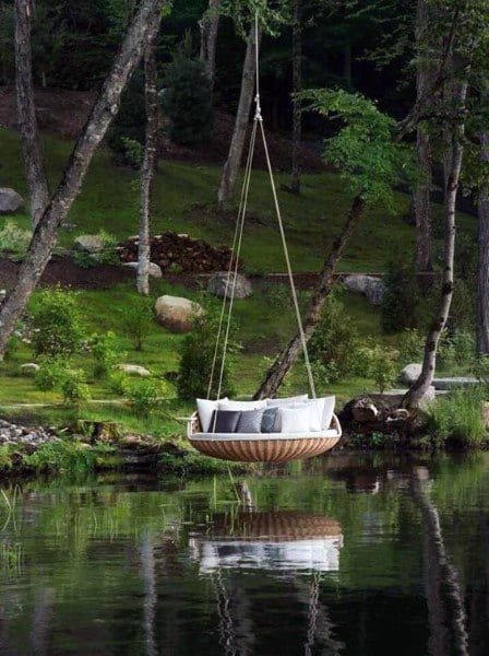 Over Water Hanging Bed Ideas