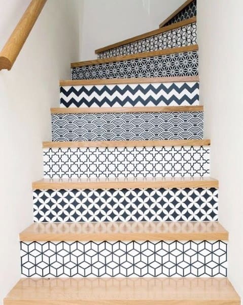 66 Unique Painted Stairs Ideas for Inspiration