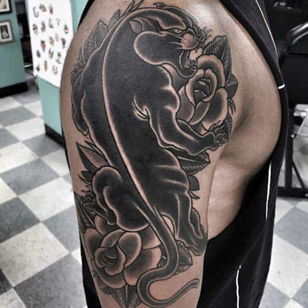 Panther Tattoo Design For Males