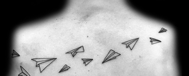 Tattoo uploaded by Lady M TATTOO  airplanetattoo airplane black lines  blackwork simple simpletattoo small smalltattoo  Tattoodo