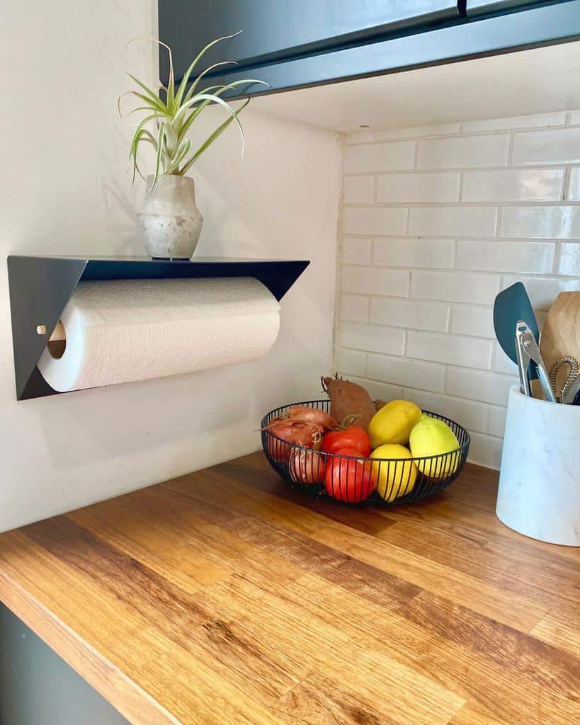 paper towel holder kitchen organization ideas newmadela