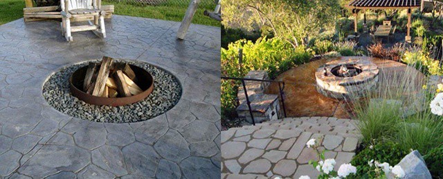 Top 50 Best Patio Firepit Ideas, How Big To Make Fire Pit Patio Glow