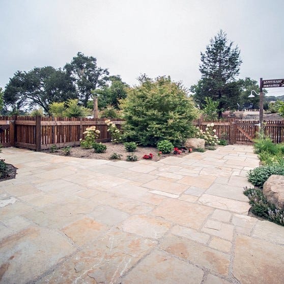 Patio Unique Stone Walkway Designs