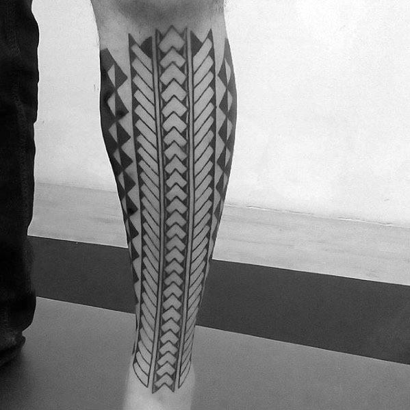 Pattern Sleeve Polynesian Male Tribal Tattoo Design Ideas