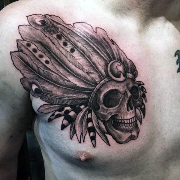 Skull Feather Tattoo | Tattoo Ideas and Inspiration | Skull tattoo, Skull  sleeve tattoos, Tattoos