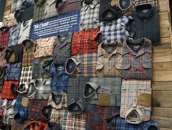 Pendleton Mens Winter Shirts Wall