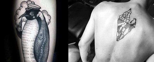 50 Penguin Tattoo Designs for Men