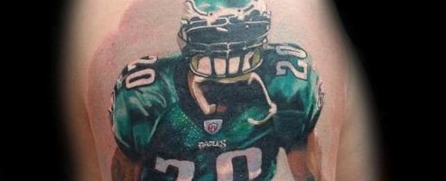 30 Philadelphia Eagles Tattoo Designs for Men