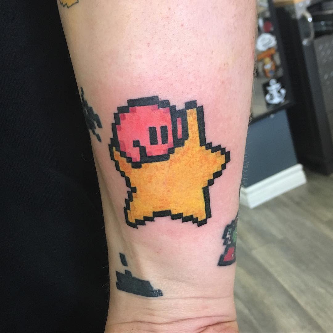 Pixel Kirby Tattoos Tattoosbymel