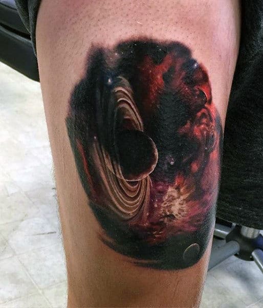 realistic sky tattoo