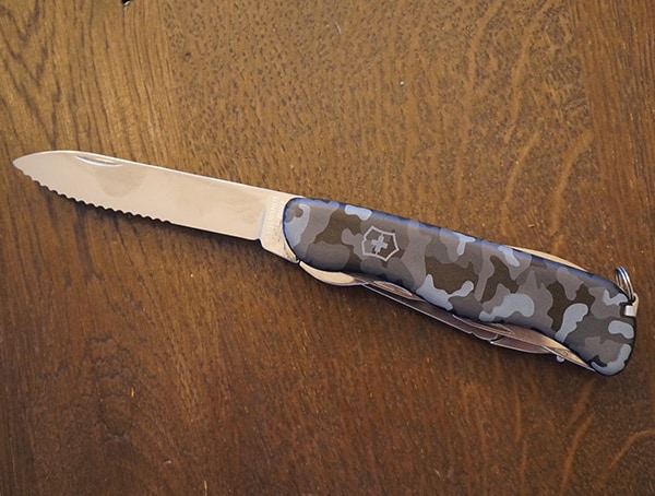 Pocket Knife Blade Extended Victorinox Skipper Navy Camouflage