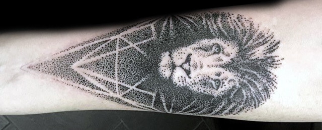 100 Pointillism Tattoo Designs for Men