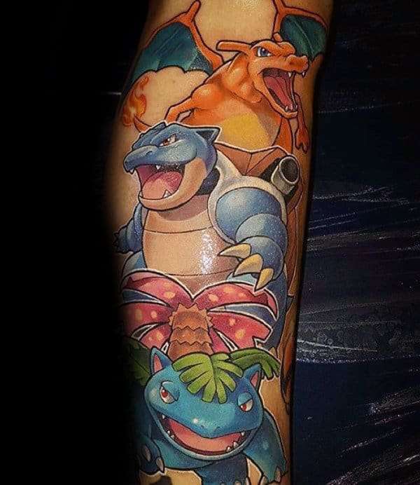 83 Cool Pokemon Tattoos for Men [2024 Inspiration Guide]