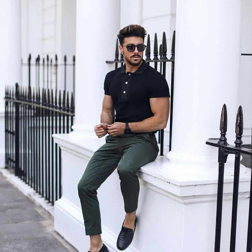 Formal Wear Combination Dark Green Shirt Matching Pant Img Badru