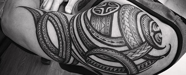 50 Polynesian Arm Tattoo Designs For Men – Manly Tribal Ideas