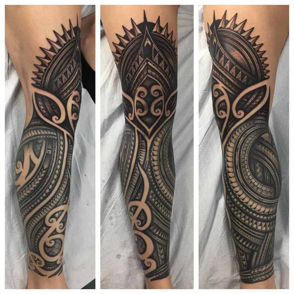 polynesian-leg-sleeve-tattoo-perpetualrootz