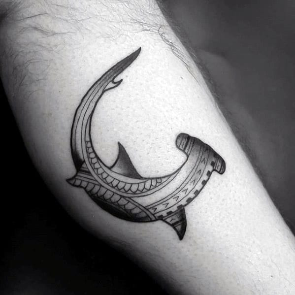 Polynesian Shark Male Tattoos