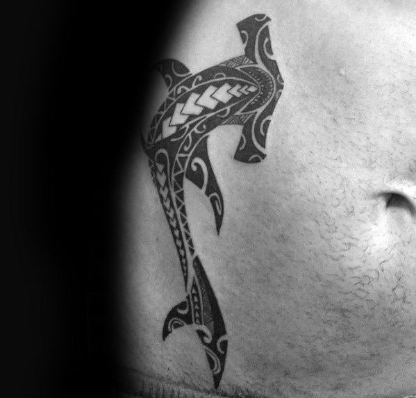 50 Polynesian Shark Tattoo Designs For Men - Tribal Ink Ideas