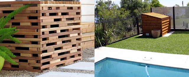 Top 40 Best Pool Equipment Cover Ideas – Concealed Designs