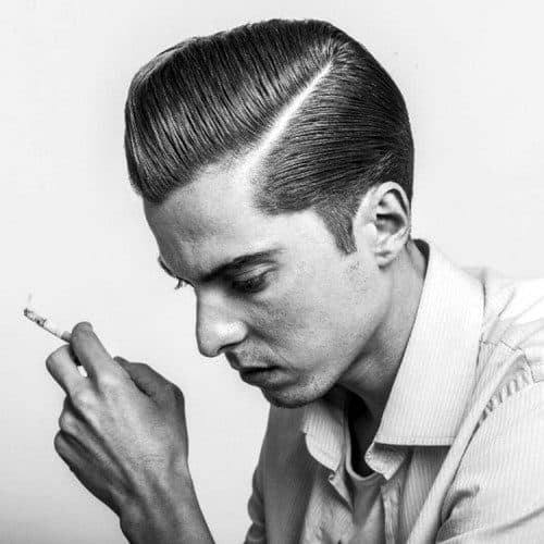 Popular Guys Comb Over Fade Hairstyle