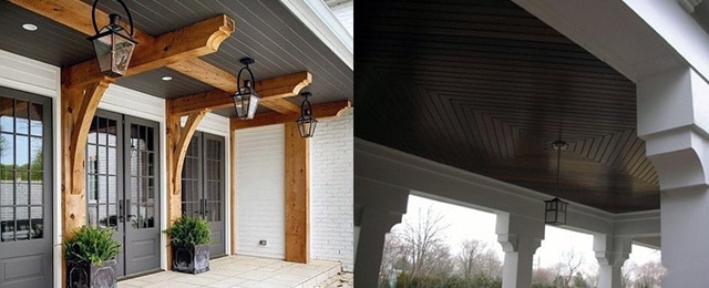 Top 70 Best Porch Ceiling Ideas – Covered Space Designs