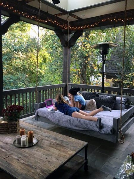 Porch Hanging Bed Ideas