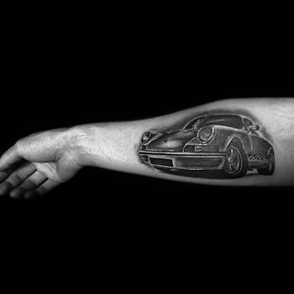 Porsche Tattoo Inspiration For Men