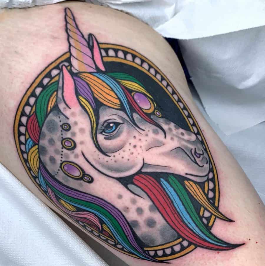 thigh-colorful-unicorn-tattoo-tippingtattoo