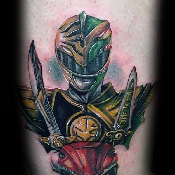 Power Rangers Tattoo Design Ideas For Males