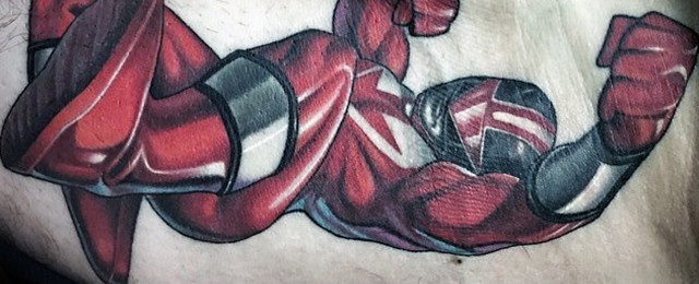 50 Power Rangers Tattoo Designs For Men – Superpower Ink Ideas