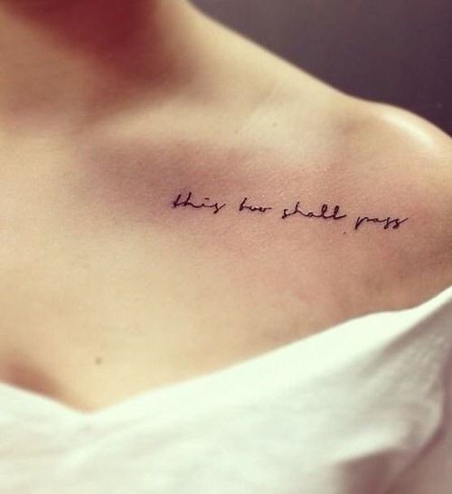 Top 112 Best “This Too Shall Pass” Tattoos - [2020 Inspiration Guide]
